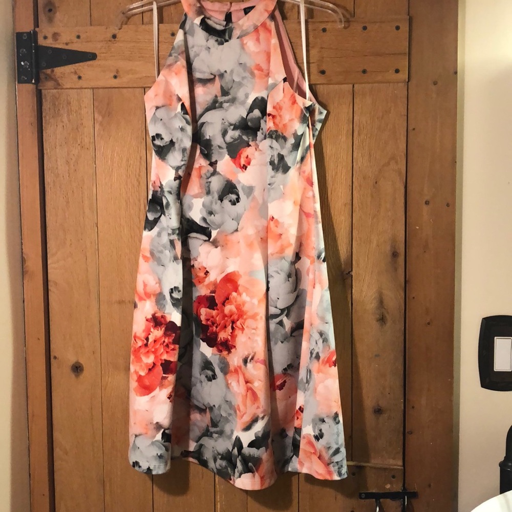 Floral cocktail dress